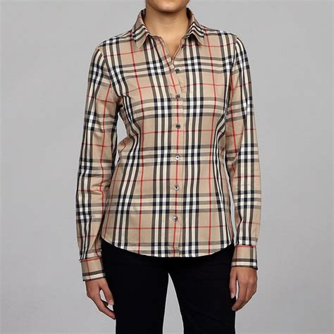 burberry button down women|burberry button down sale.